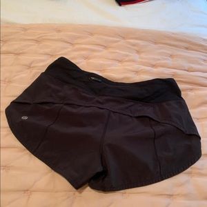 Black lululemon shorts